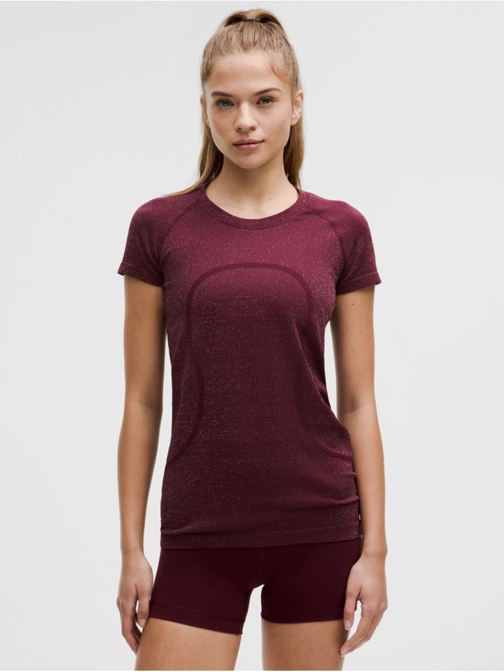 Swiftly Tech Short-Sleeve Shirt 2.0 Hip Length *Sparkle